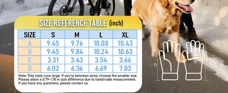 Winter gloves, unisex, waterproof, windproof, touchscreen compatible, and warm, suitable for outdoor running, cycling, and hiking in cold weather.