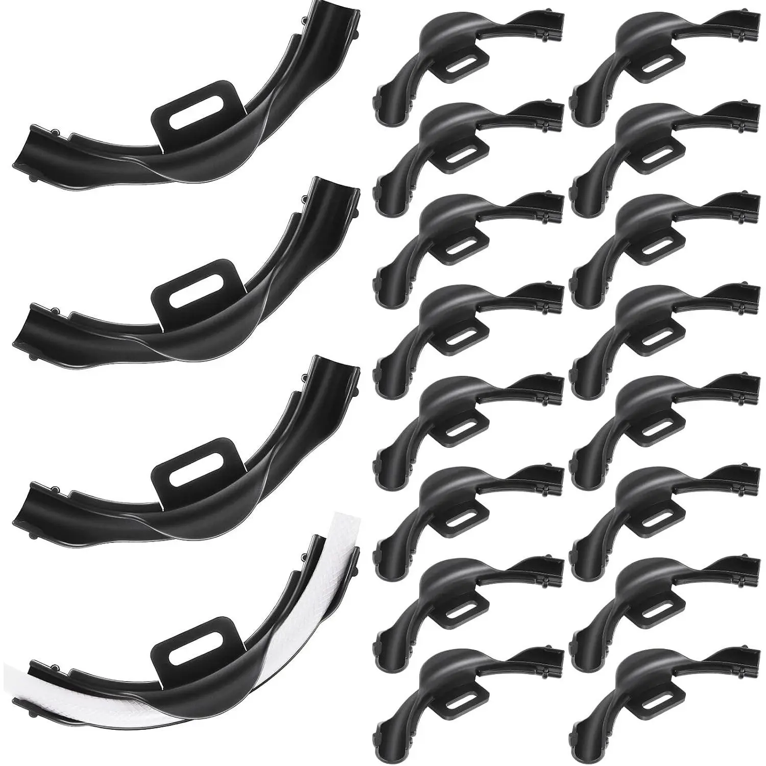 20 Pcs 1/2" PEX 90 Degree Bend Supports, Plastic Pipe Holders