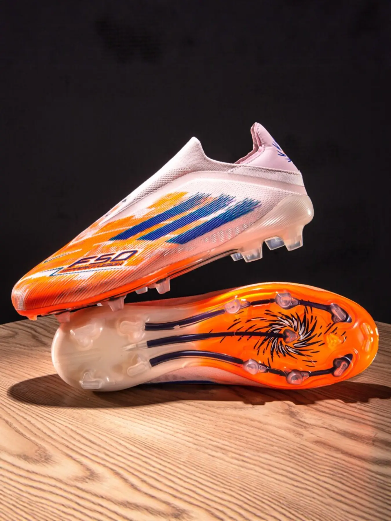 Unisex Youth Soccer Shoes, Seamless Ag Long Studs, Durable PU Leather, Comfortable Training Boots, Ideal for Grass Fields