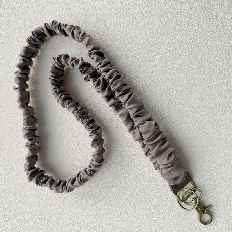 Stretchy PVC Lanyard 17.5-Inch - Soft & Hypoallergenic Fabric - Tangle-Free Design - Perfect for Keys, Badges, & Phones - Handmade Charm Good Luck Gift Bag Keychains Ball Cute Simple Elegant Design Student Welcome Backpack Tags,UU