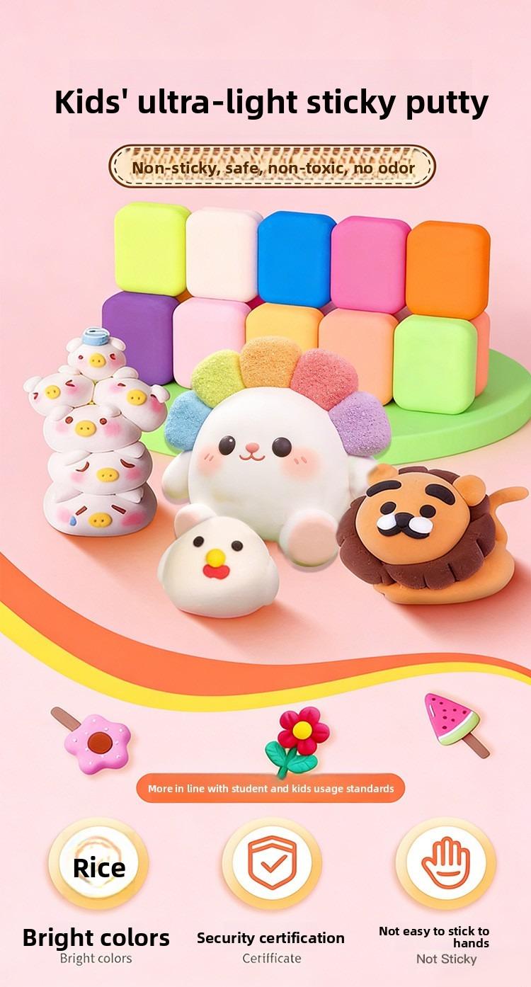 Ultra-light clay plasticine colored mud non-toxic children's 36-color handmade DIY clay toy kindergarten