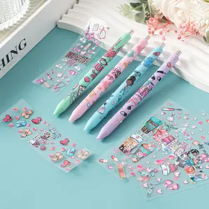 20pcs/ 40pcs Plastic Ballpoint Pen and Nurse UV DTF Pen Wraps Set for Appreciation Gifts Labor and Delivery Assistant Student Coworkers