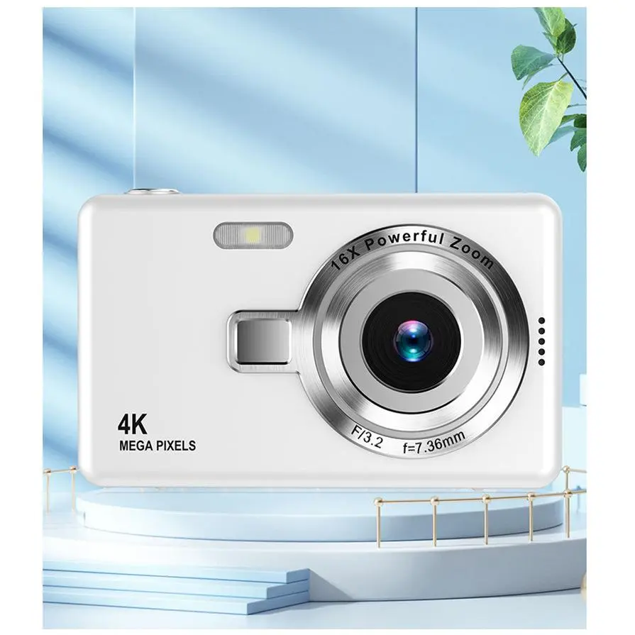 Vintage Q12 Model Retro CCD Point & Shoot Digital Camera, 2.4" LCD Display Screen, Photo & Video Recording, Compact Portable, Memory Cards Compatible Old-School Gift