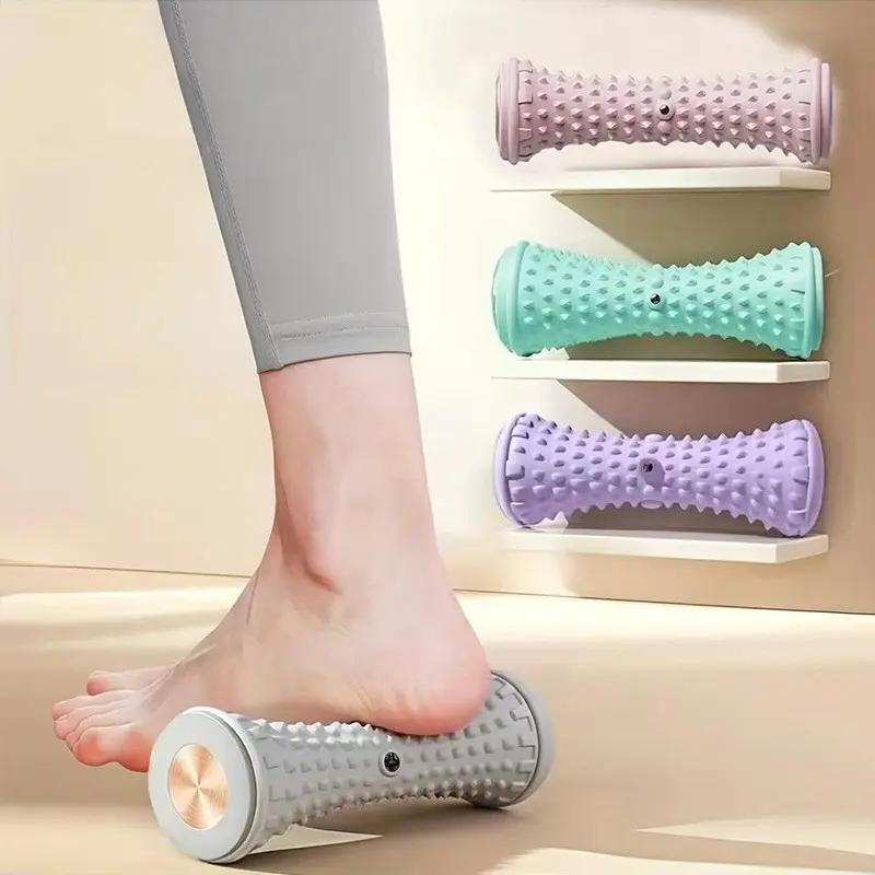 Four-Season Foot Sole Fascia Roller, Foot Massage Tool, Yoga Muscle Relaxer, Arch Trainer, Comfortable Exercise Wheel, Home Use, Easy to Roll