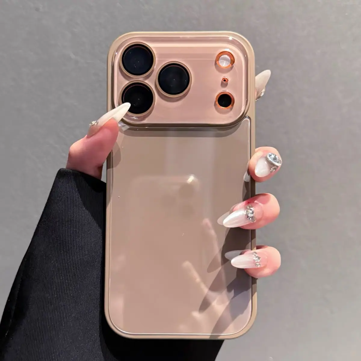 Fresh Candy Color Series – Skin-Feel Crystal Clear Case for iPhone 17/16/15/14/13 Air/Pro/Pro Max, 16/15/14 Plus – Soft TPU Bumper + Hard PC Back – Full Lens Coverage – Cute Minimalist Pink & White