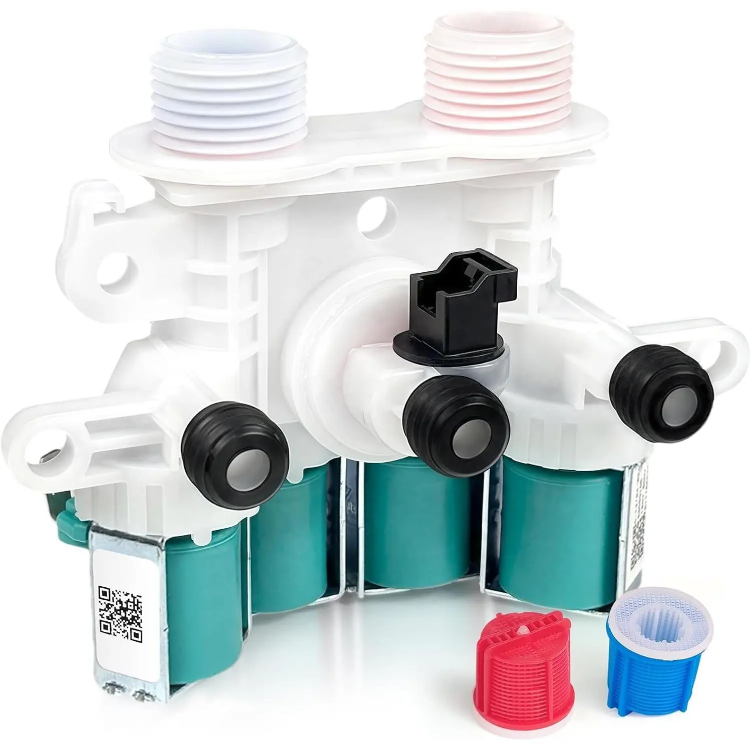 W11165546 Upgraded Washer Water Inlet Valve, High-Quality Functional Part for Maytag & Whirlpool Washers, Replaces W11096267, W10758828, W10599423, AP6284346, Washer Compatible