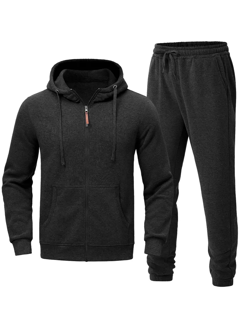 Men Sweatsuits Set 2 Piece Hoodie Outfit Jogging Tracksuits For Men Casual Athletic Pullover450GSM Tracksuit Suit Set