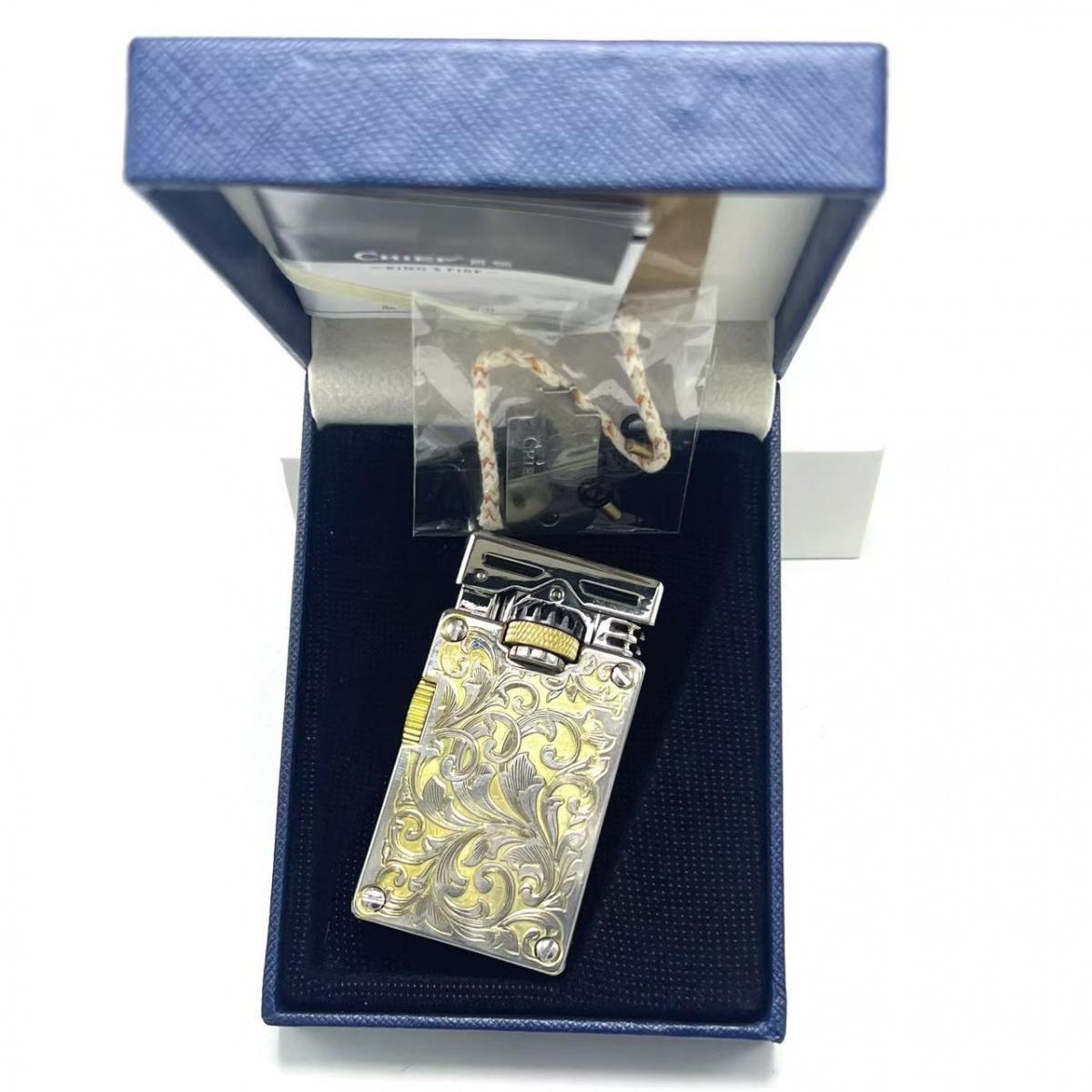 Cool Vintage Kerosene Lighter, Classic Metal Cigar Lighter, Unique Aesthetic Design Portable Fire Starter, Reliable Indoor & Outdoor Igniter For Camping, Festivals, Daily Use, Stylish Novelty Gadget Perfect For Birthday, Holiday & Anniversary Gifts, Durab