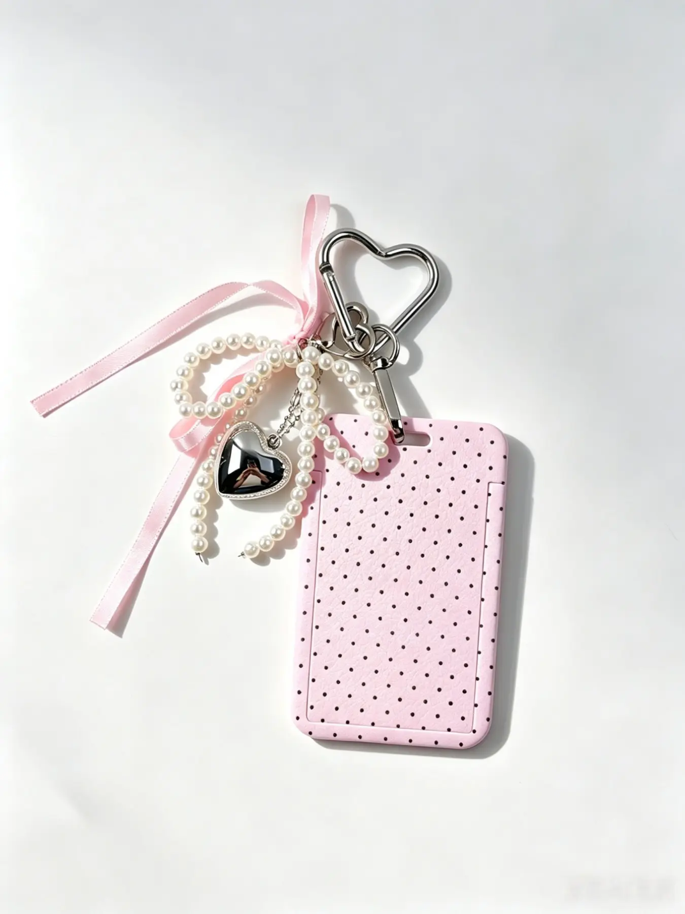 Polka Dot Pattern Bag Charm Keychain Pendant, Keychain Accessories, Compatible with Airline Tags Wallets, Perfect Gift for Bags & Backpacks, Casual Style