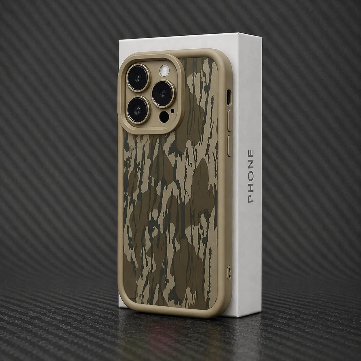 Vintage Camouflage Pattern Phone Case, TPU Shockproof Phone Protective Cover, Fashion Phone Accessories Compatible with iPhone 17 Promax 16 Plus 15 14 13 12 11 Xs Xsmax, Casing, Mother's Day Gifts.QXB236,Halloween