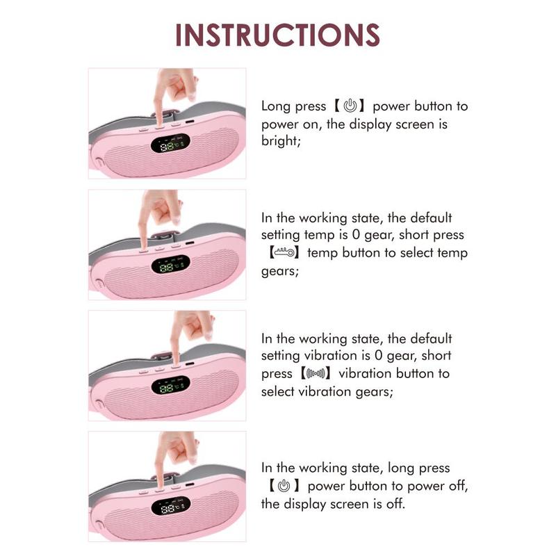 Electric Menstrual Belly Warming Belt, 1 Set Cordless Massage Belly Belt, Portable Hot Compress Massage Abdominal Waist Belt for Women, Women's Day Gift, Heating Pad, Massage Machine, Massagers