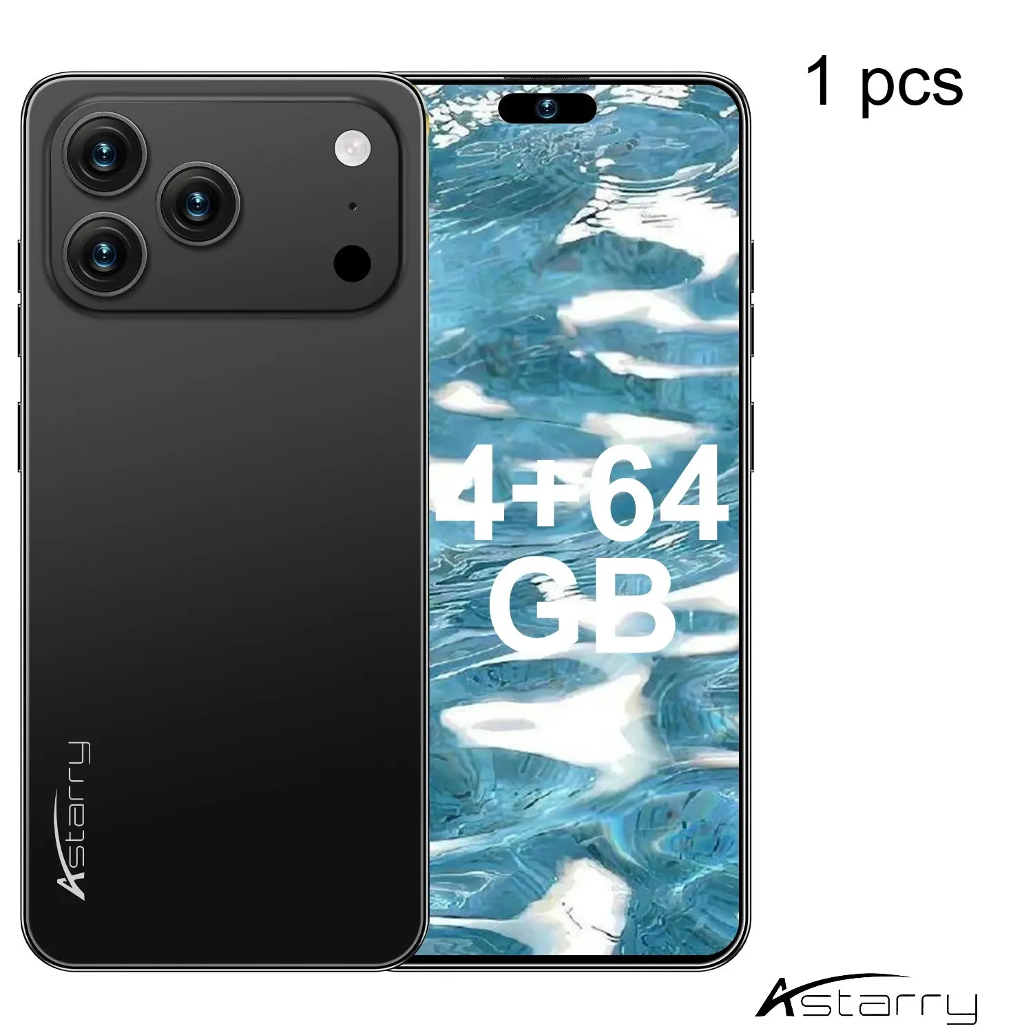 Astarry Android Smartphone, 6.93-Inch Dual Sim, 5+13mp Camera, 256GB Expandable Memory, 4GB RAM, 4100mah Battery, Octa-Core Cpu, 4g Network