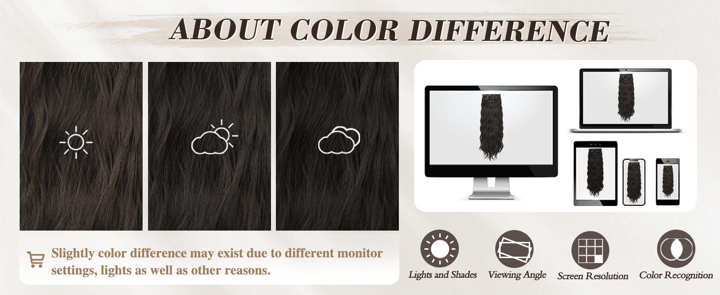 BARSDAR 20 Inch Wavy Clip in Hair Extensions – 5PCS Thick Soft Synthetic Hairpieces – Full Head Clip in Hair Extensions for Women – Long Voluminous Easy Wear for Daily Party Halloween BARSDAR 20 Inch Wavy Clip in Hair Extensions – 5PCS Thick Soft Synthetic Hairpieces – Full Head Clip in Hair Extensions for Women – Long Voluminous Easy Wear for Daily Party Halloween