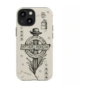 Red Dead Redemption 2 gaming phone case, compatible with iPhone 17/16/15/14/13/12/11 Pro Max/Plus