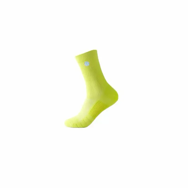 Women's Mid-Calf Cushioned Terry Sole Sports Socks - Premium Cotton Blended Knit, Cooling, Breathable, Sweat-Wicking, Anti-Bacterial, Mesh, Arch Support, Eases Arch Strain | For Tennis, Running, Cycling | Buy 1 Get 2 Pairs (Note: Avoid Bleach), Biking, Sp