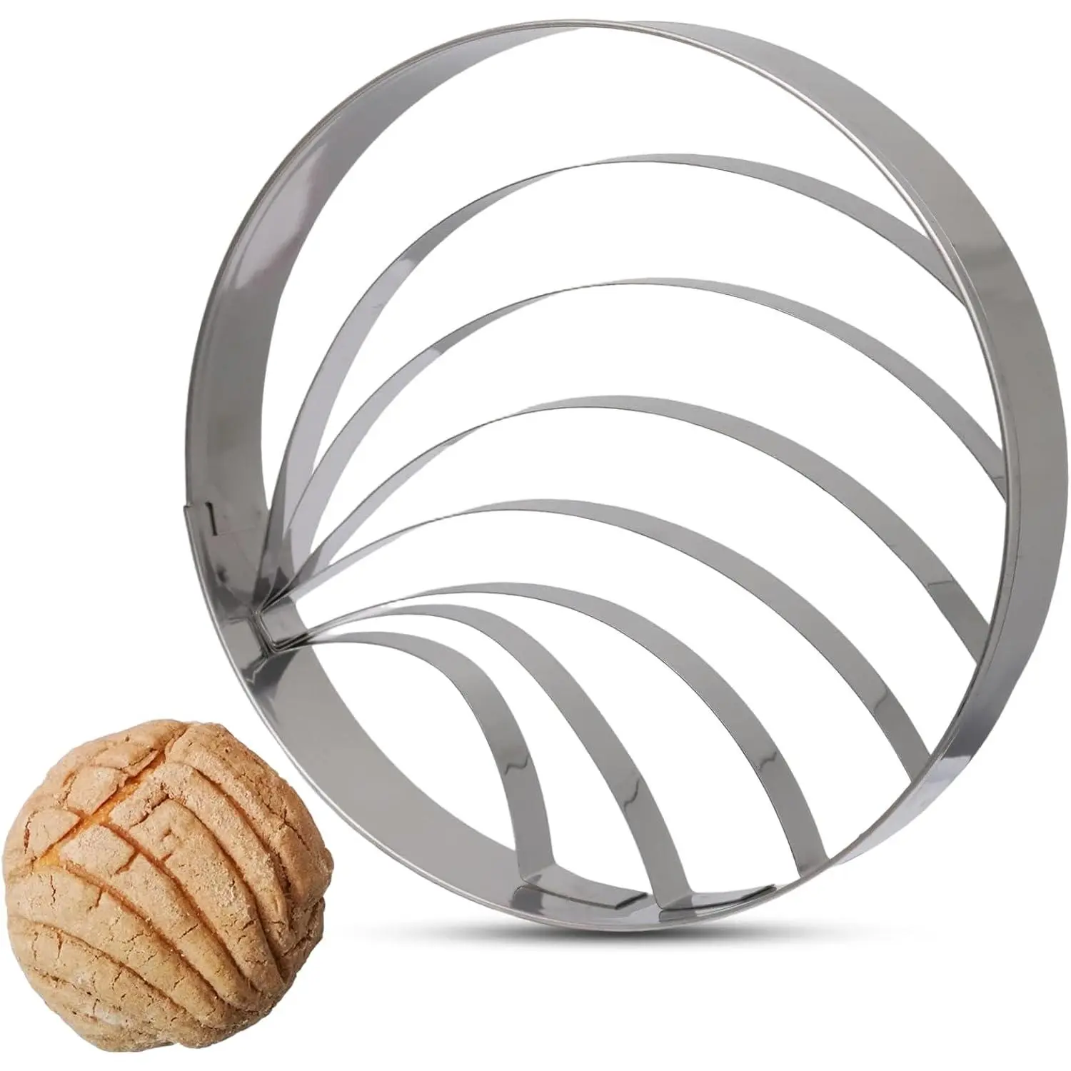 Concha  Mexican Bread Mold 4in | Stainless Steel, Conchas , Kitchen Biscuits Bread