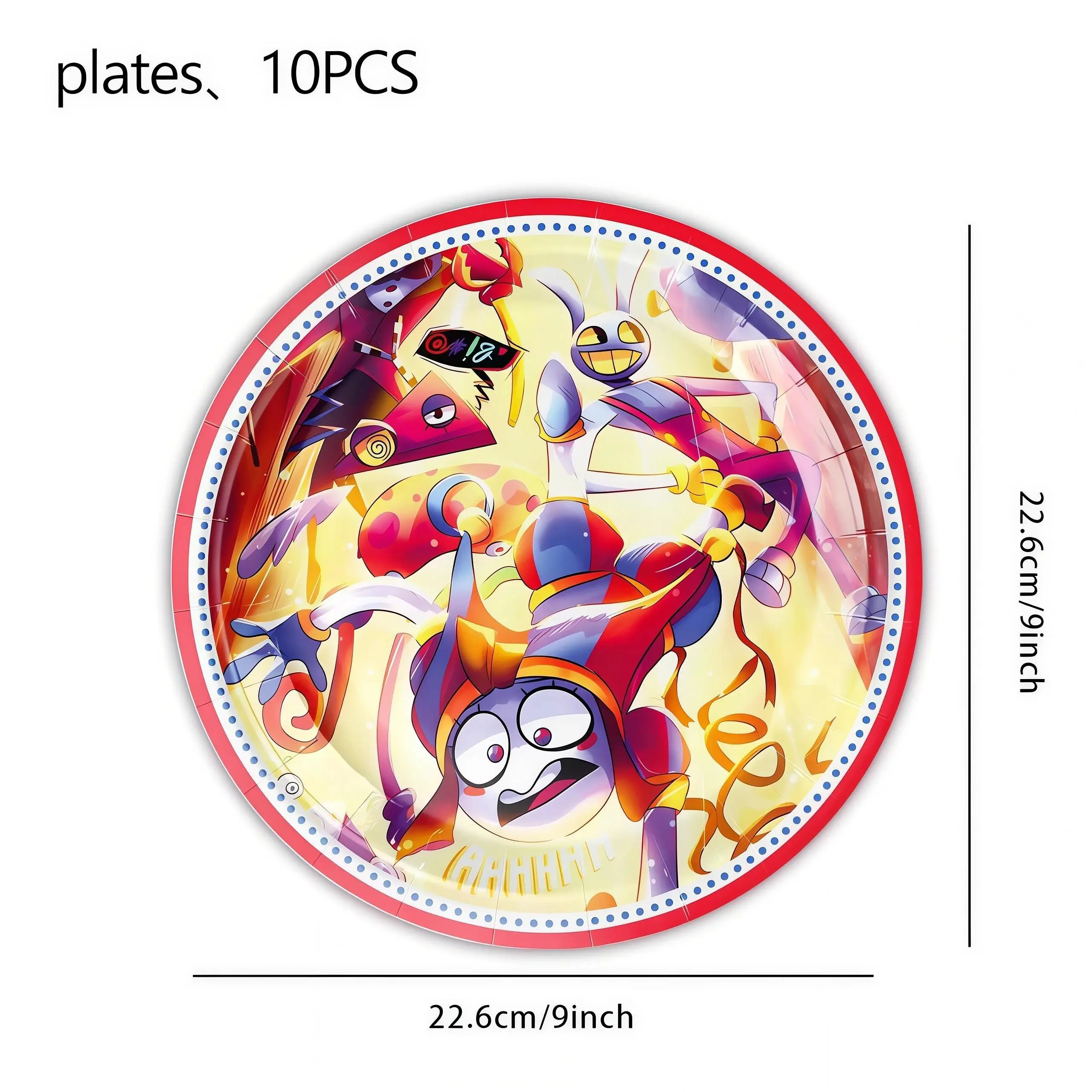 10pcs 9inch Plates