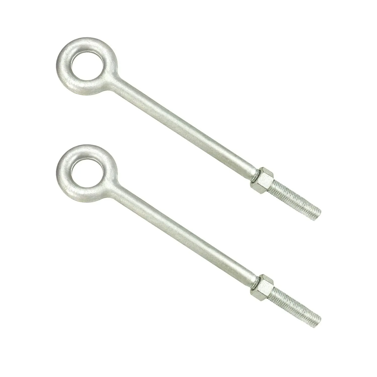 Eye Bolt with Nuts, 3/4'' x 12" Galvanized Eye Bolt, 2 Pack