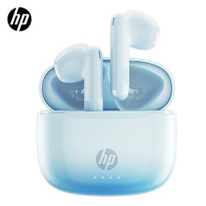 hp wireless audio earbuds, semi-in-ear design noise cancelling headphones, stereo bass earphones, ipx4 waterproof sports headset, electronic audio product, wireless headphones