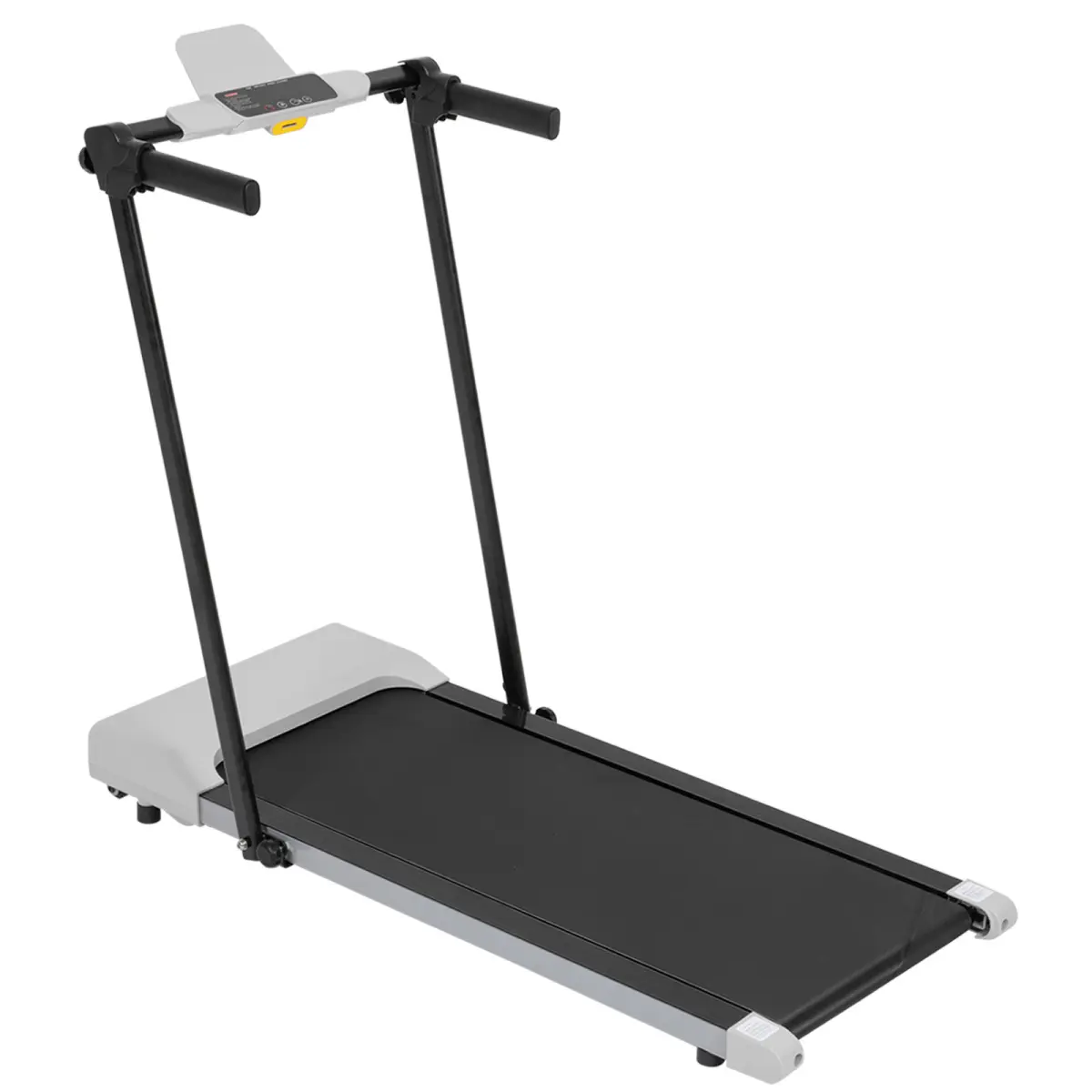 Folding Treadmills for Home with LED Light Walking Running Machine Compact Cardio Fitness Equipment for Small Space Indoor Exercise Bluetooth Speaker App Control Adjustable Speed and Incline No Assembly Required