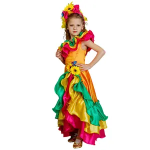 Women's Brazil Carnival Ethnic Style Cosplay Performance Costume - Large Flared Skirt Stage Dance Outfit, Women's Clothes, Clothes