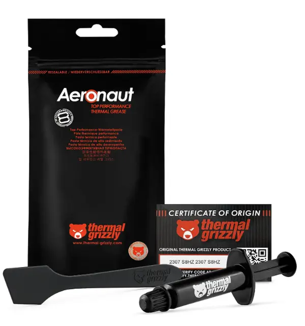 Thermal Grizzly Aeronaut 1g High Performance Thermal Paste Grease