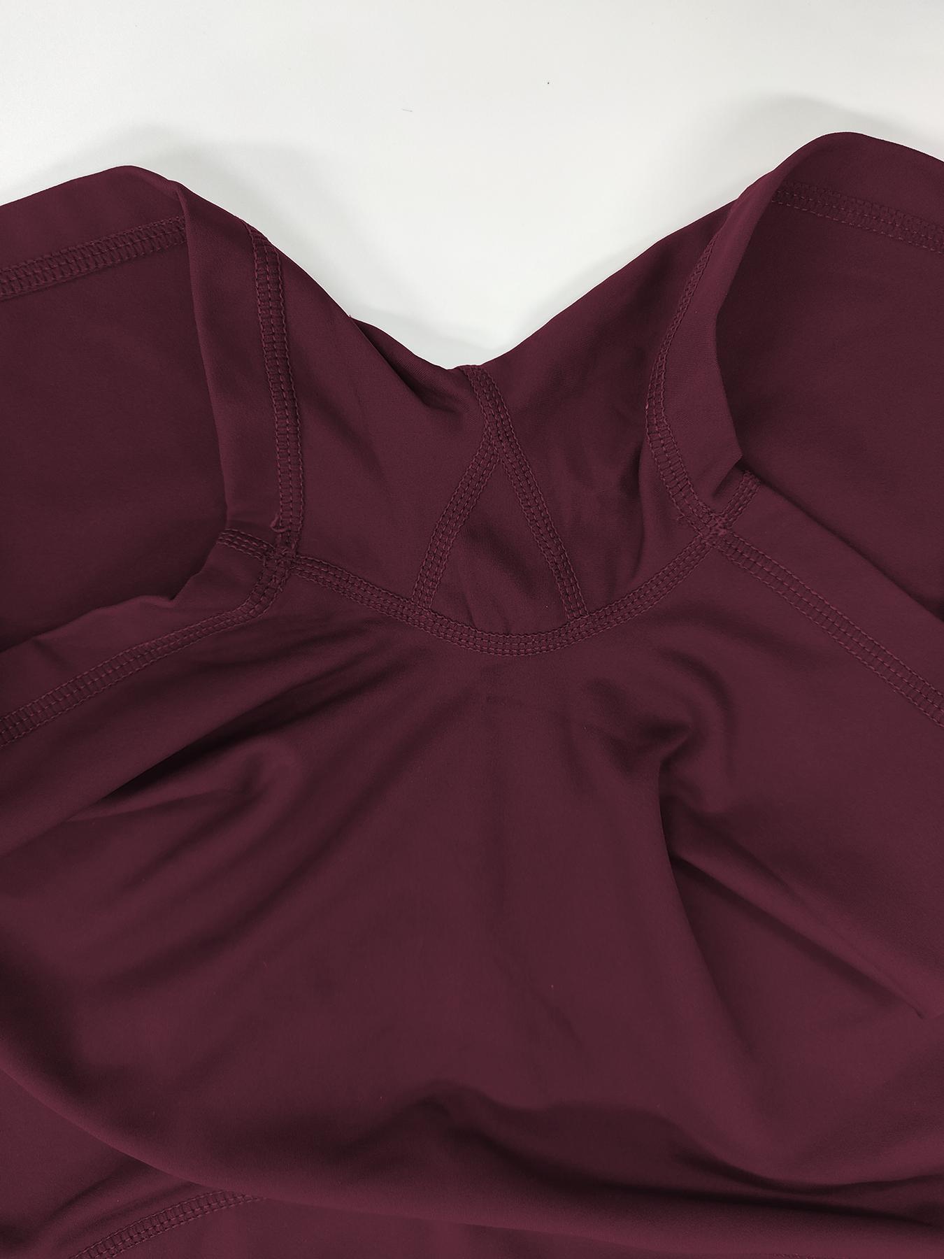 Sodalemon Women's Solid High Waist Gym Shorts, Casual Comfy Breathable Skinny Shorts for Yoga Gym Workout Running, Ladies Sportswear for All Seasons