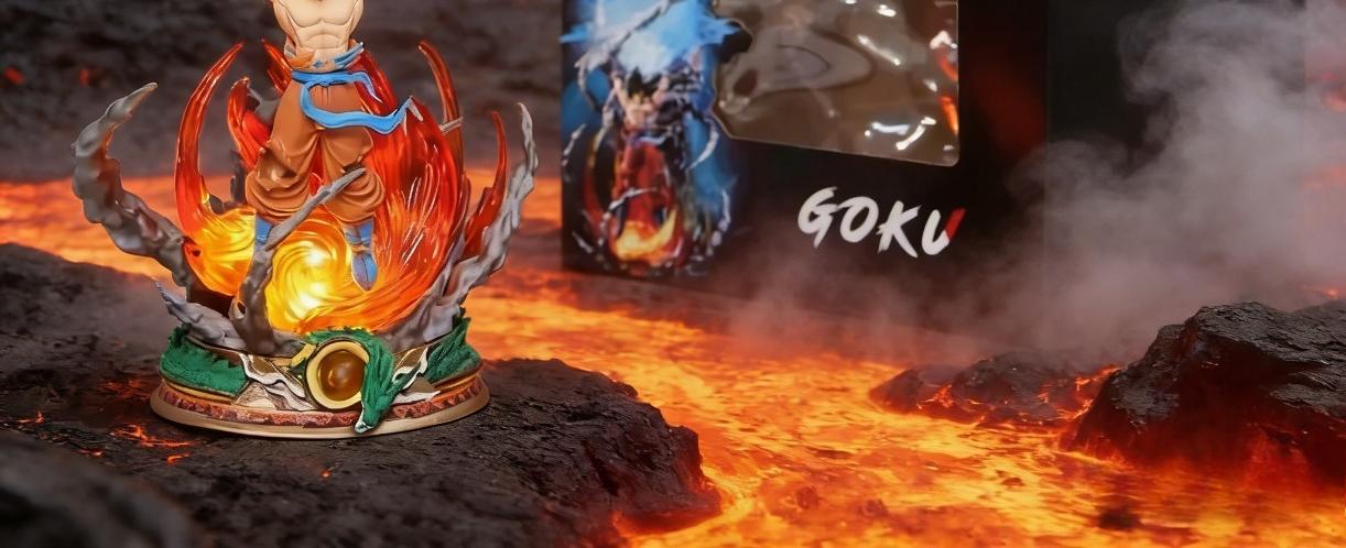 23cm DraraPVCgon Ball Son Goookku Genenki Dama Action Figure Anime Collectible Glow In The Dark Desktop Decor Stress Relief Toy Sensory Gift Birthday Halloween Gift For Kids Adults Fans