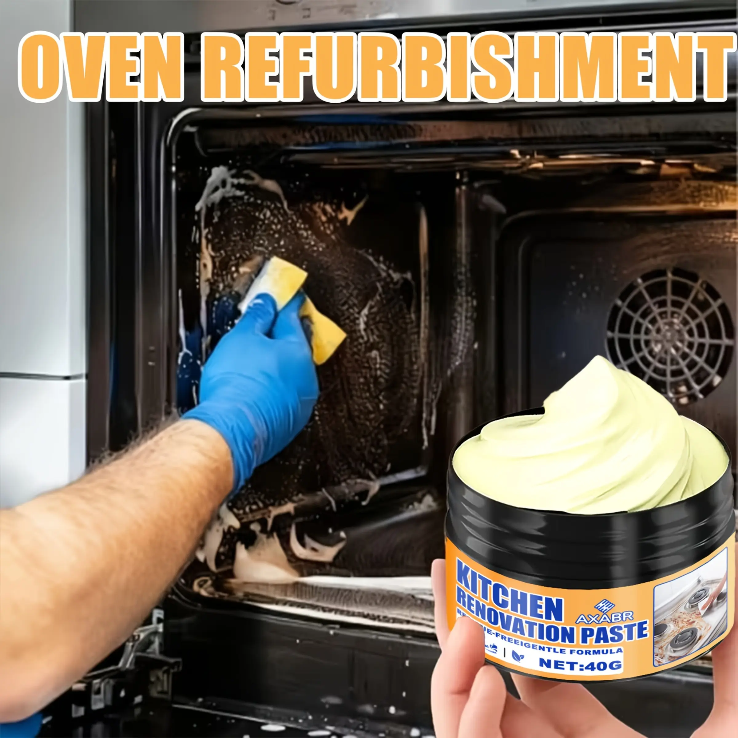 Kitchen Degreaser Spray, For Range Hoods Stoves & Ovens, Helps Break Down Tough Grease, Gentle Surface Formula