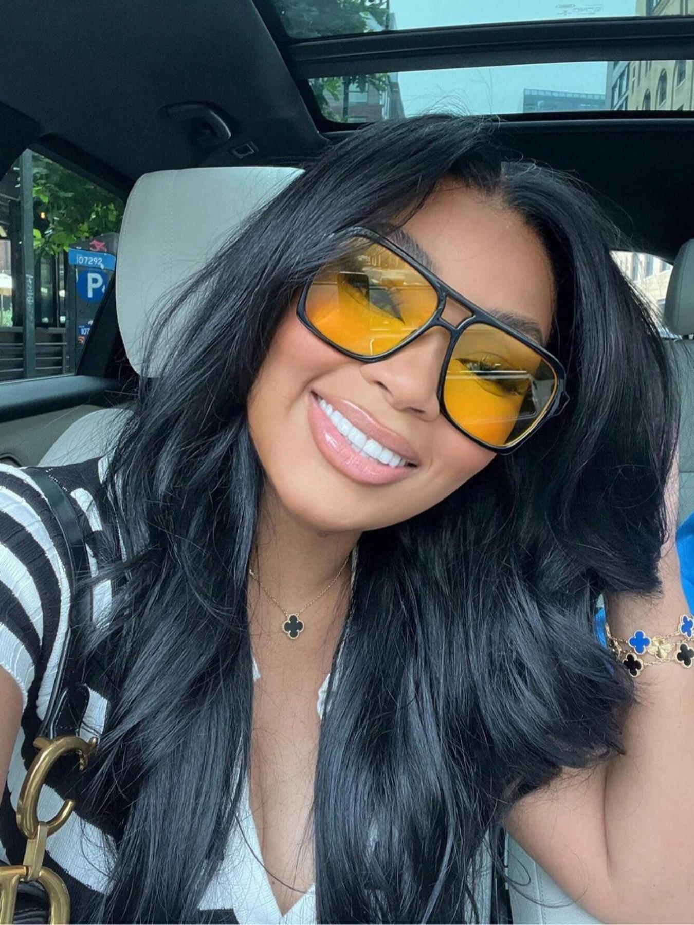 Unisex Vintage Square Frame, 2025 New Style Trendy Casual Sun Protection Sunglasses for Everyday Use, Fashion Accessories for Outdoor Activities, Tinted Lens Sunglasses