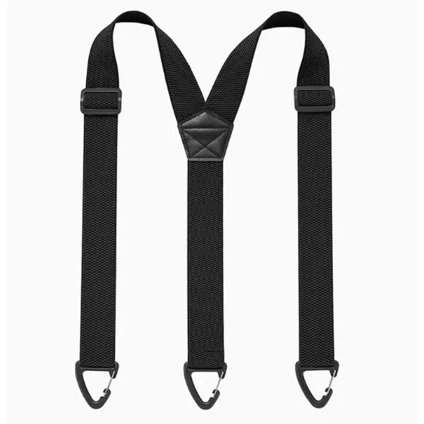 Hidden Suspenders for Men, Adjustable Under-Shirt Suspenders with 3 Snap Loops, 1.5" Wide Shirt Stays for Dress Pants and Suits