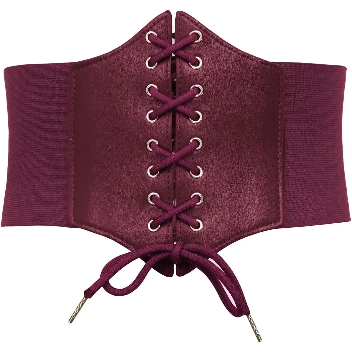 Womens Corset Belt  Lace-up Cinch Elastic  Belt