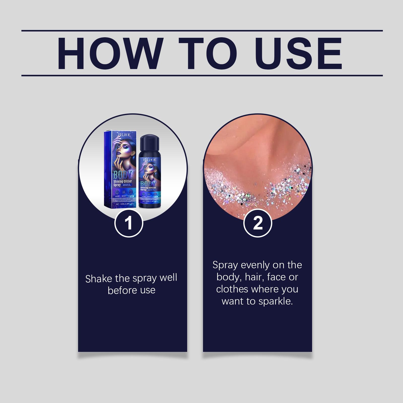 EELHOE High Gloss Highlighting Powder Spray - Glowing Spray, High Gloss Spray, Natural and Spherical Long-lasting Highlighting Powder.Gentle and non-irritating.The perfect choice for enhancing beauty.