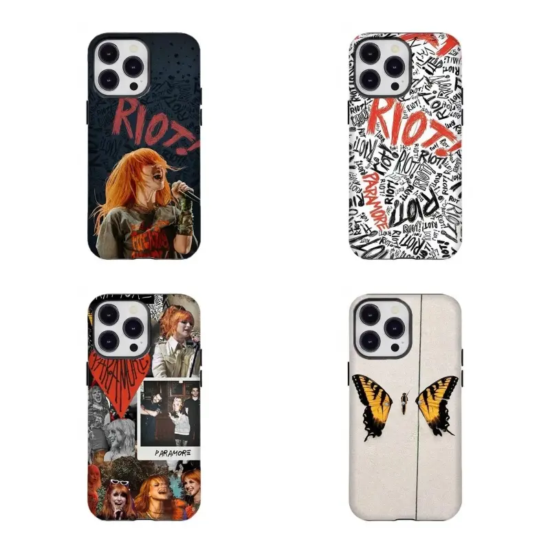 Paramore Riot! Hayley Williams Iconic Concert Print Custom Phone Case - Shock Resistance Cover with Protection, Casing for iPhone 17/16/15/14/13/12/11 ProMax Plus & Samsung Devices, Ideal Fan Gift