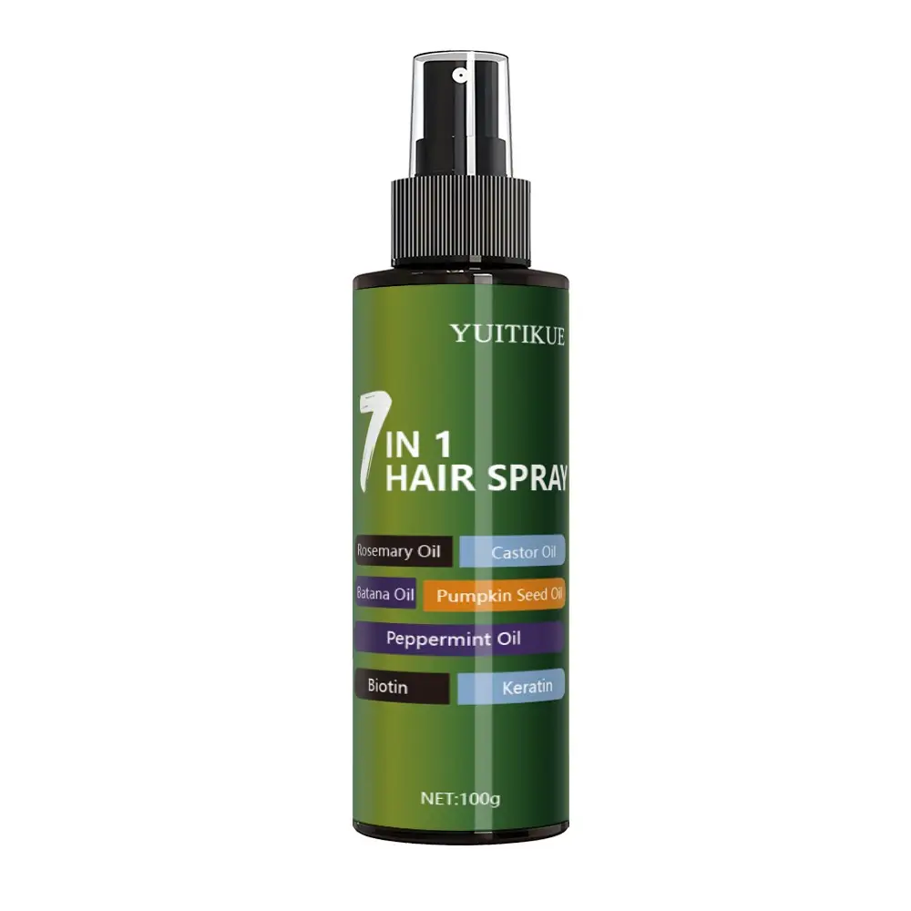 Yuitikue Rosemary Biotin Hair Spray, 7-In-1 Nourishing Thickening Volumizing, 100g, Hair Care Product, Long-Lasting Formula