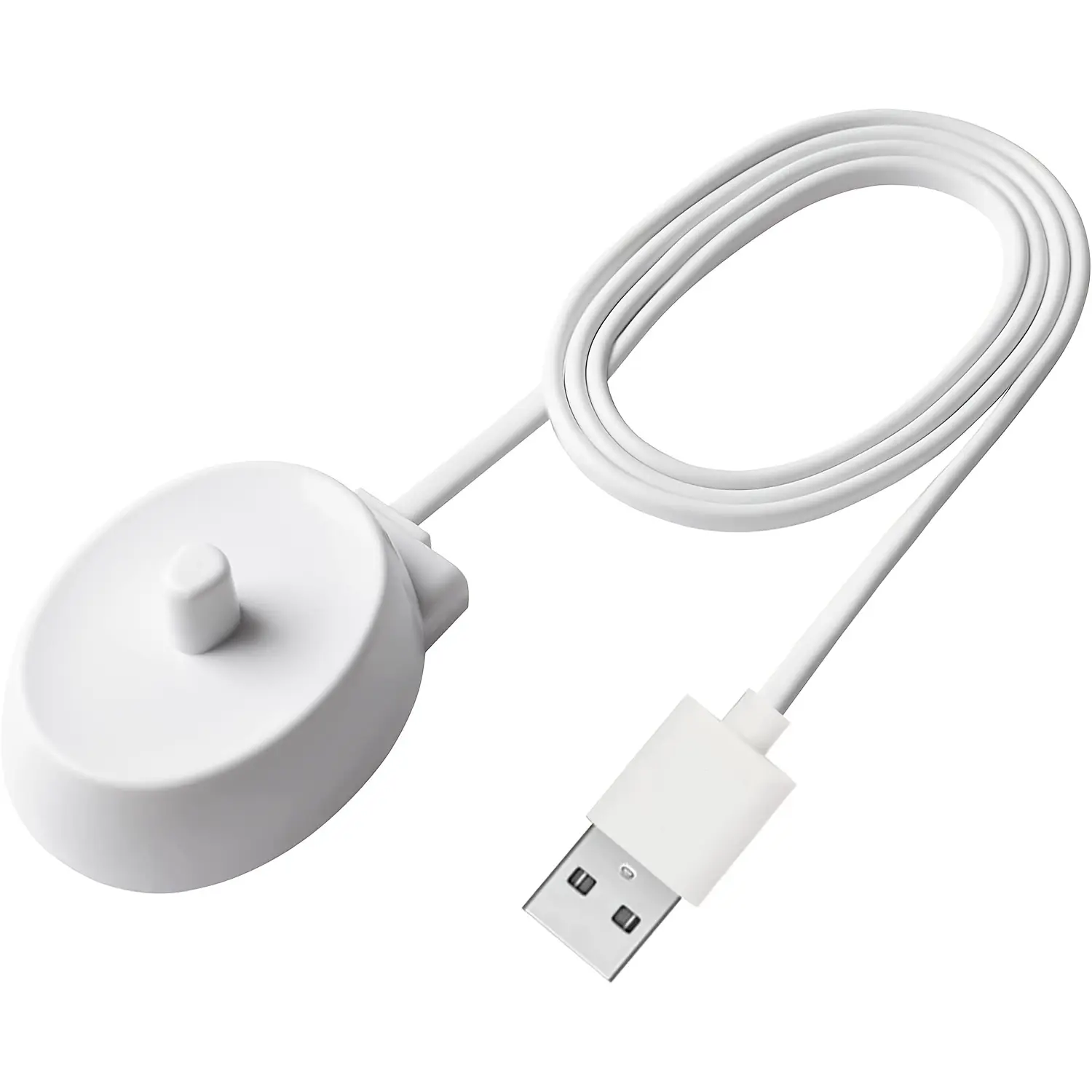 USB Electric Toothbrush Replacement Charger For Braun Oral B Portable Travel, More Safety Compatible with Most Oral B Toothbrush Charger Base Inductive Charger