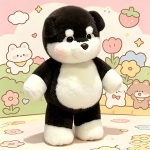 Interactive Husky Plush Toy, Jointed Soft Puppy Doll, and Cute Design, Companion Stuffed Animal, Perfect Gift for Birthdays