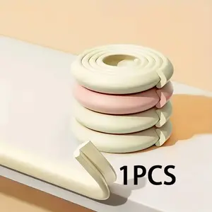 Durable Rubber Corner Protectors, Easy Installation, Scratch Prevention, Stable Furniture Placement, Soft 78.74 Inch Edge Guards, Home Use
