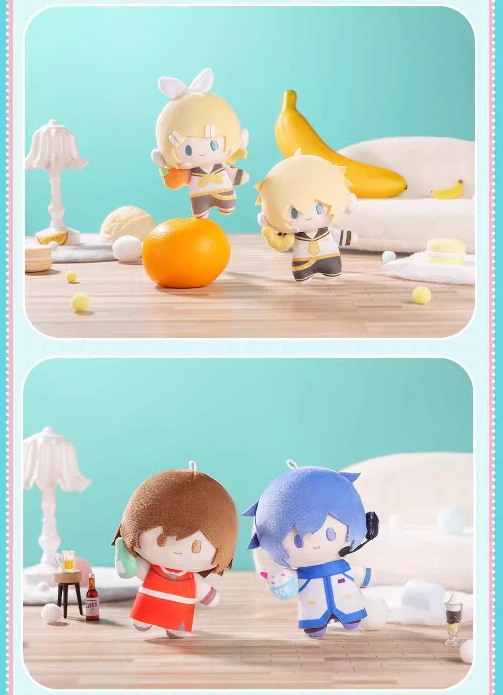 New Genuine Bilibiligoods Hatsune Miku Miniq Series Blind Box Kagamine Len Ornament Gift Meiko Mystery Box Kaito Action Figures