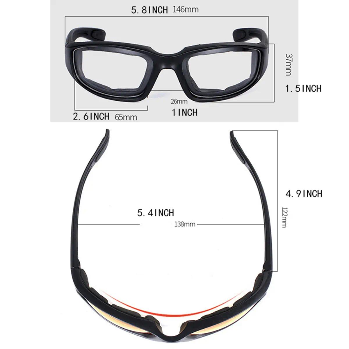 3-Pack Tactical Sports Goggles for Women Impact & Wind Protection CS Gaming Eyewear Windshield Cycling Glasses Lightweight Comfortable Shatterproof Eye Protection Perfect for Outdoor Hiking Running Fishing & Active Sports