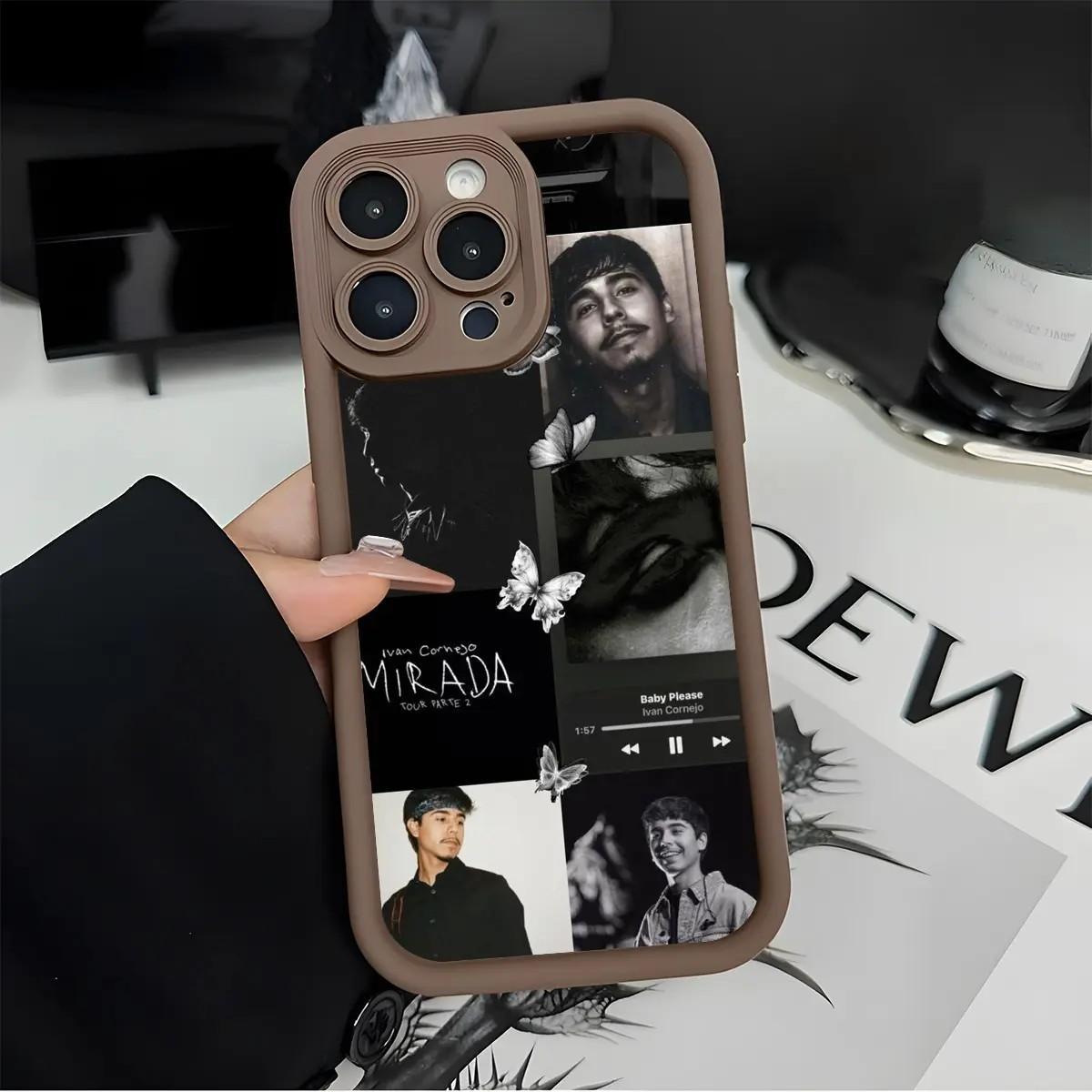 Y-Ivan Corne pattern Phone Case,Having good protective properties,for iPhone 16 15 14 13 12 11 17Pro Max,for Samsung S25 S24 S23 S22 Ultra,Protective Cover