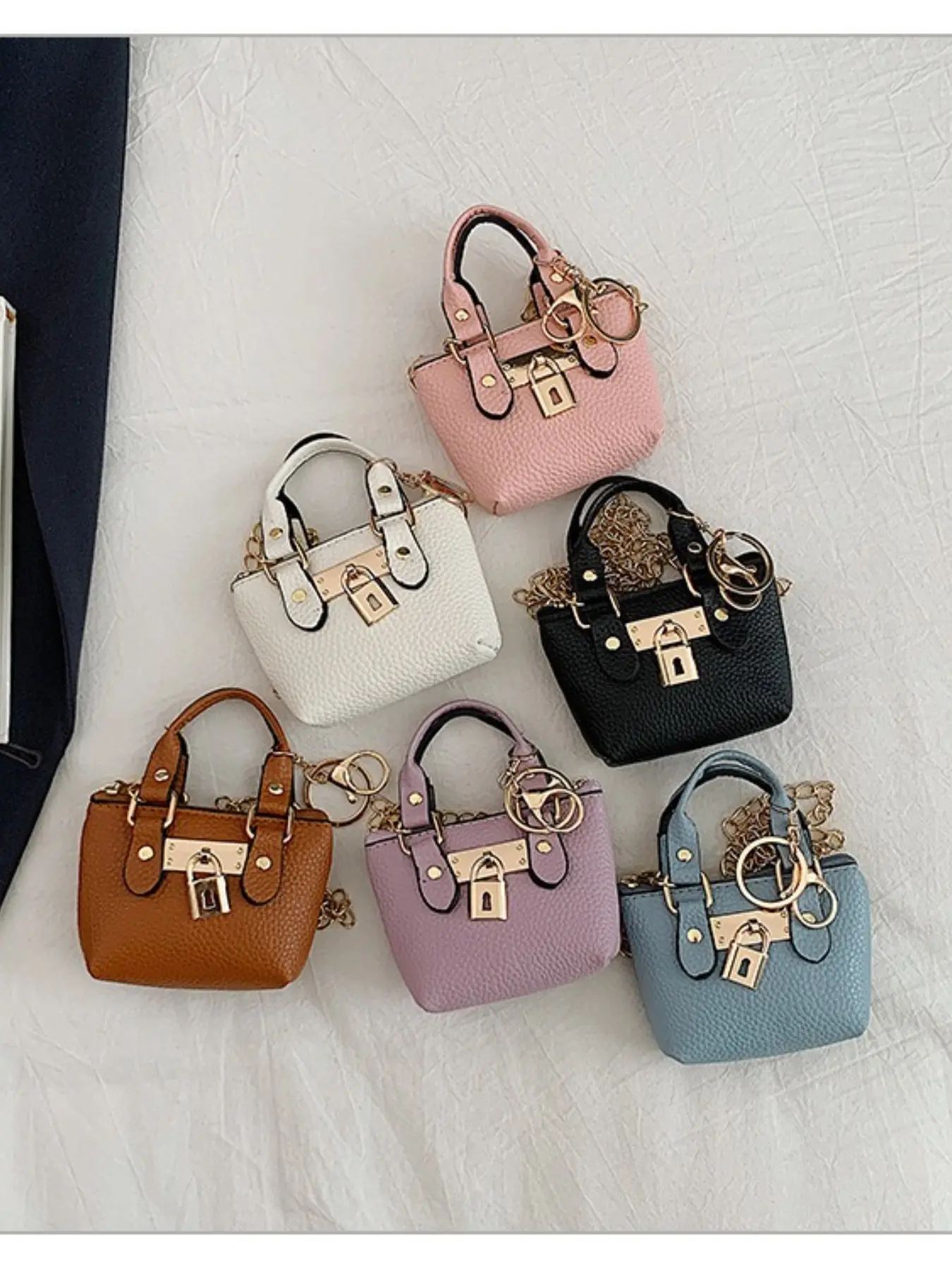 Mini Cute Crossbody Handbag, Bag Charm, Pants Decoration, Small Item Storage Bag, Graphic Style, Keychain, No Choking Hazard