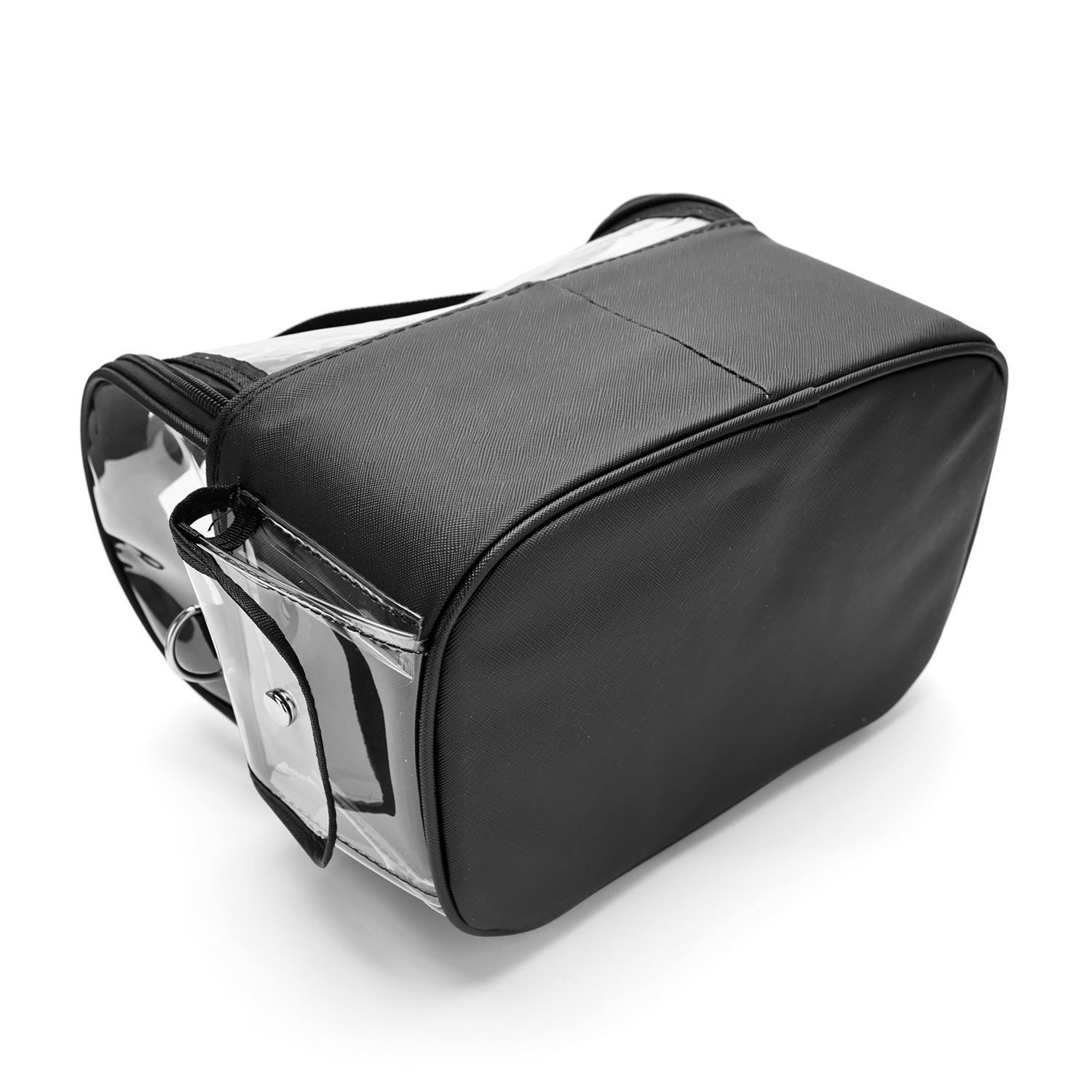 Transparent Waterproof Cosmetic Organizer Bag, PVC Fashion Travel Case for Makeup Tools, Haircutting Tool Storage, All Seasons Use