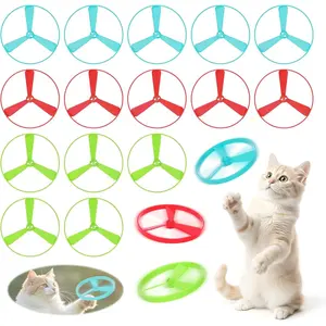 15 PCS Flying Spinners for Disc Launcher Toy, Additional Discs for Outdoor & Indoor Pet Chasing Training Hunting Interactive Cat Fetch Toy Brand