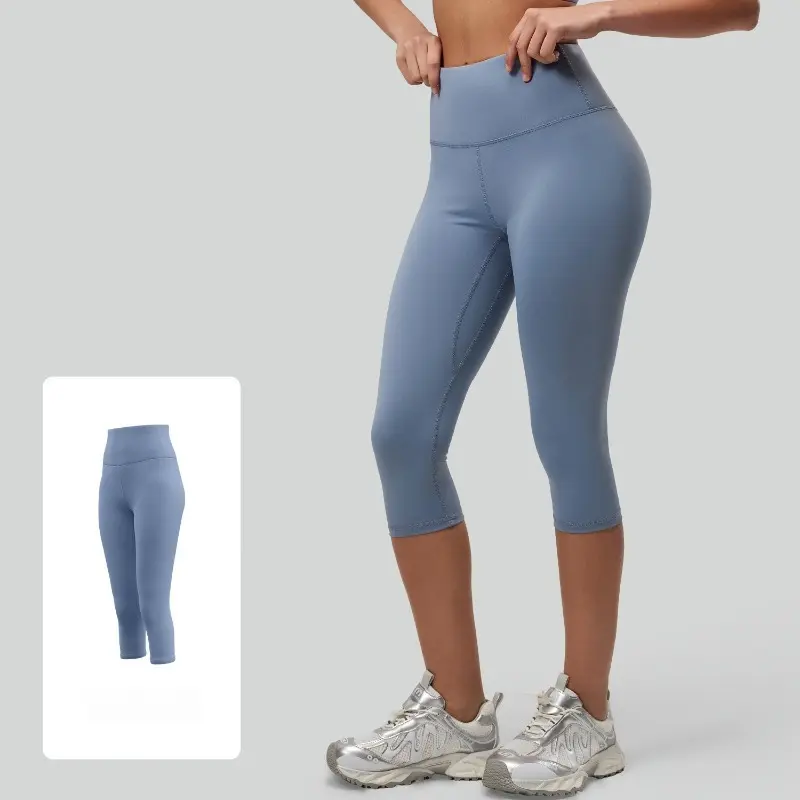 Women High Waist 7/8 Workout Shorts, Stretchy Cotton Peach Butt Lifting Yoga Leggings, Comfort Fashion Cute Active Outfit, Perfect Valentine's Day Gift for Lover, Family & Friends