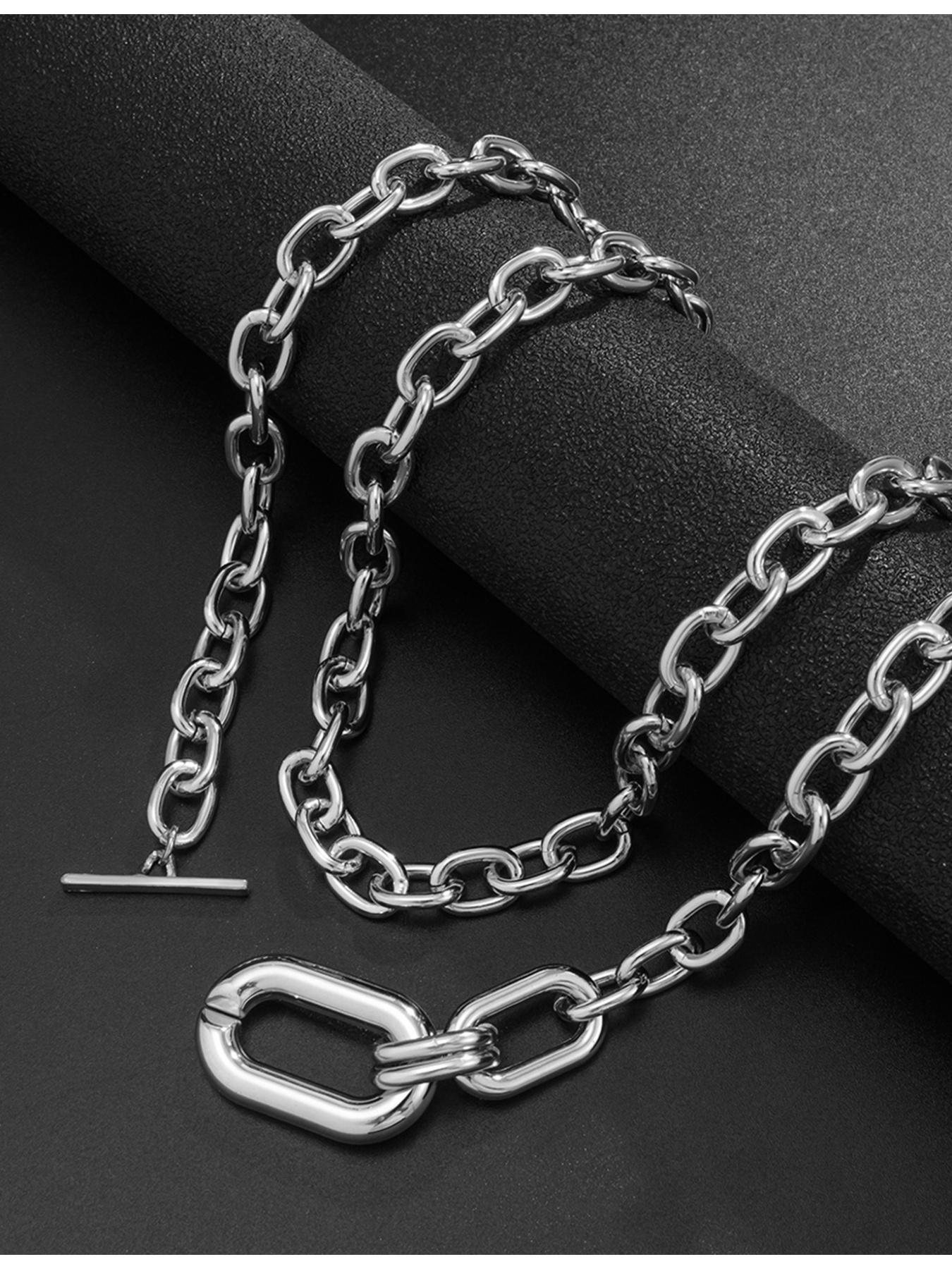 Chain Necklace for Women & Girls, Fashion Jewelry for Party, Daily Clothing Decor, Modern Versatile Accessories, Trendy All-match & Exquisite Jewelry for Birthday Gift, Daily Wear Necklace