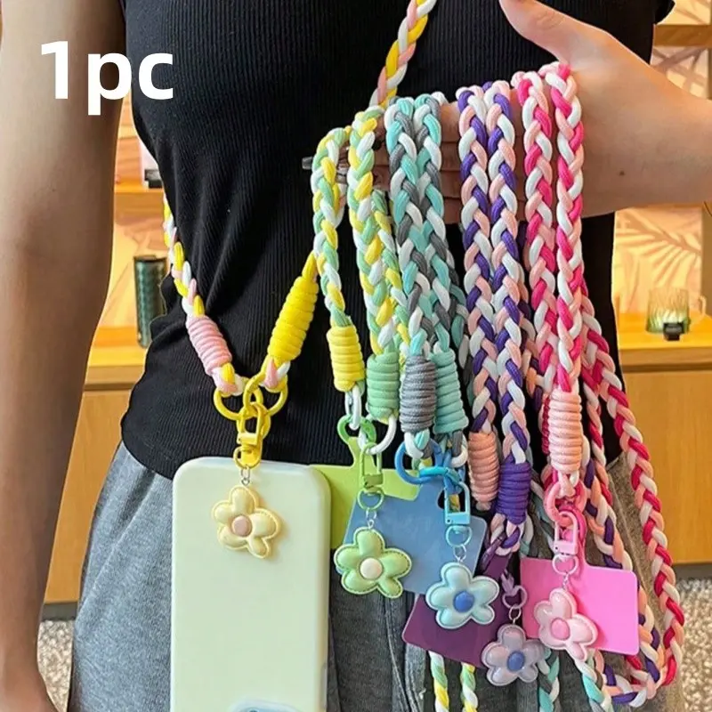 2026 New Phone Lanyard, Phone Charm, Dopamine Color, Style, Handmade, Perfect for Outdoor Travel, Stylish and Durable Accessory, Phone Accessories