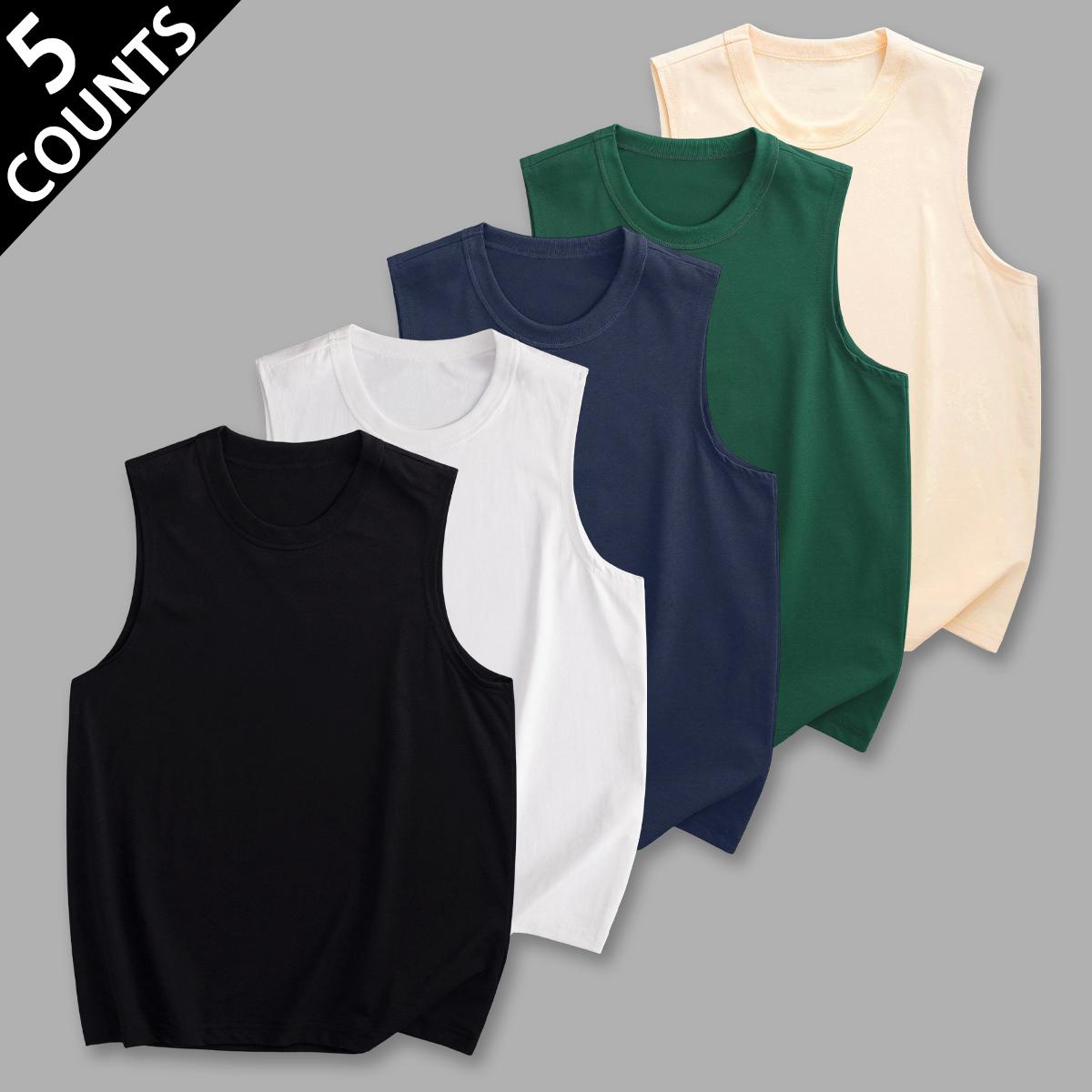 Minimalist Crewneck Muscle Core Mens Timeless Sleeveless Tank with Clean Stitched Detail and Lightweight Quick Dry Fabric for Fitness Training and Summer Daily Wear