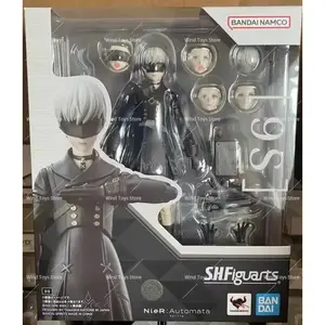 In Stock SH Figuarts SHF Nier Ver1.1a 9S Anime Action Figures Toys Models Collector S.H.Figuarts PVC Gifts