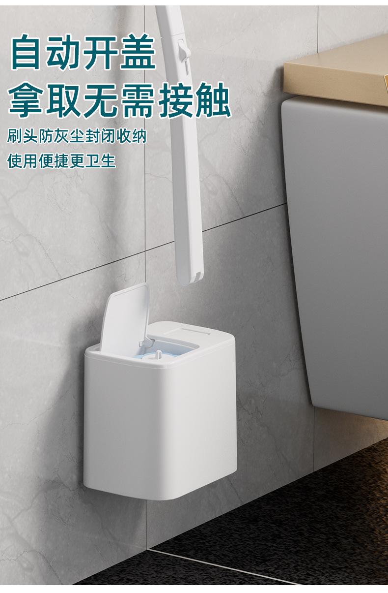 Disposable Toilet Brush Replaceable Wall-mounted Long Handle Toilet Brush Cleaning Tools WC Bathroom Accessories